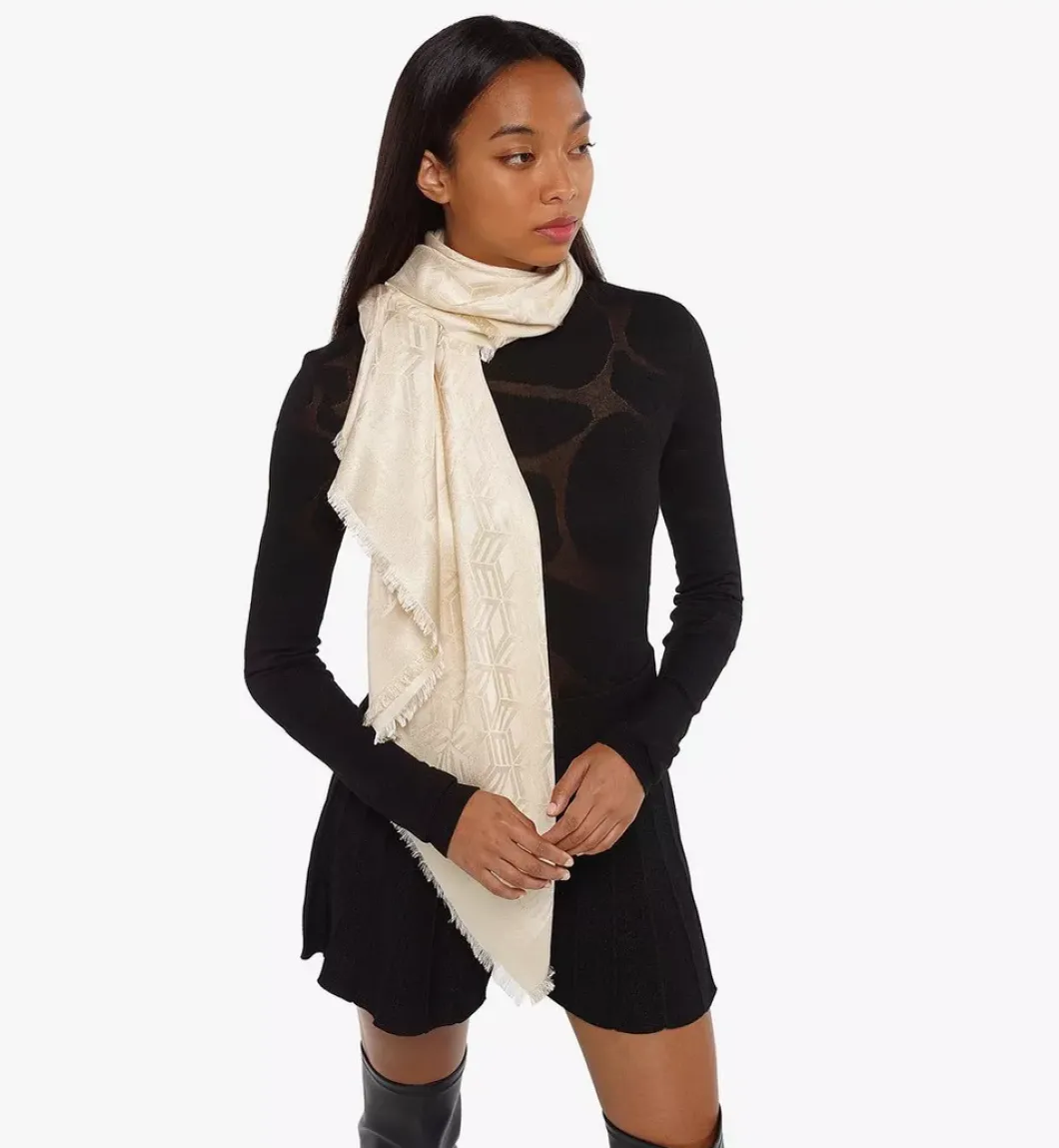 Cubic Monogram Shawl