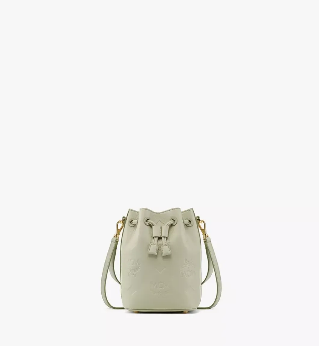 Dessau Drawstring In Embossed Monogram Leather
