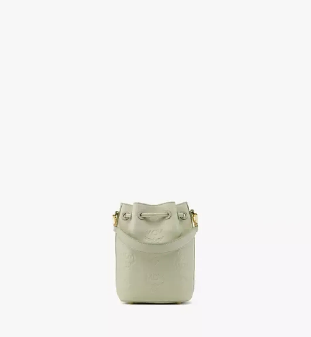 Dessau Drawstring In Embossed Monogram Leather