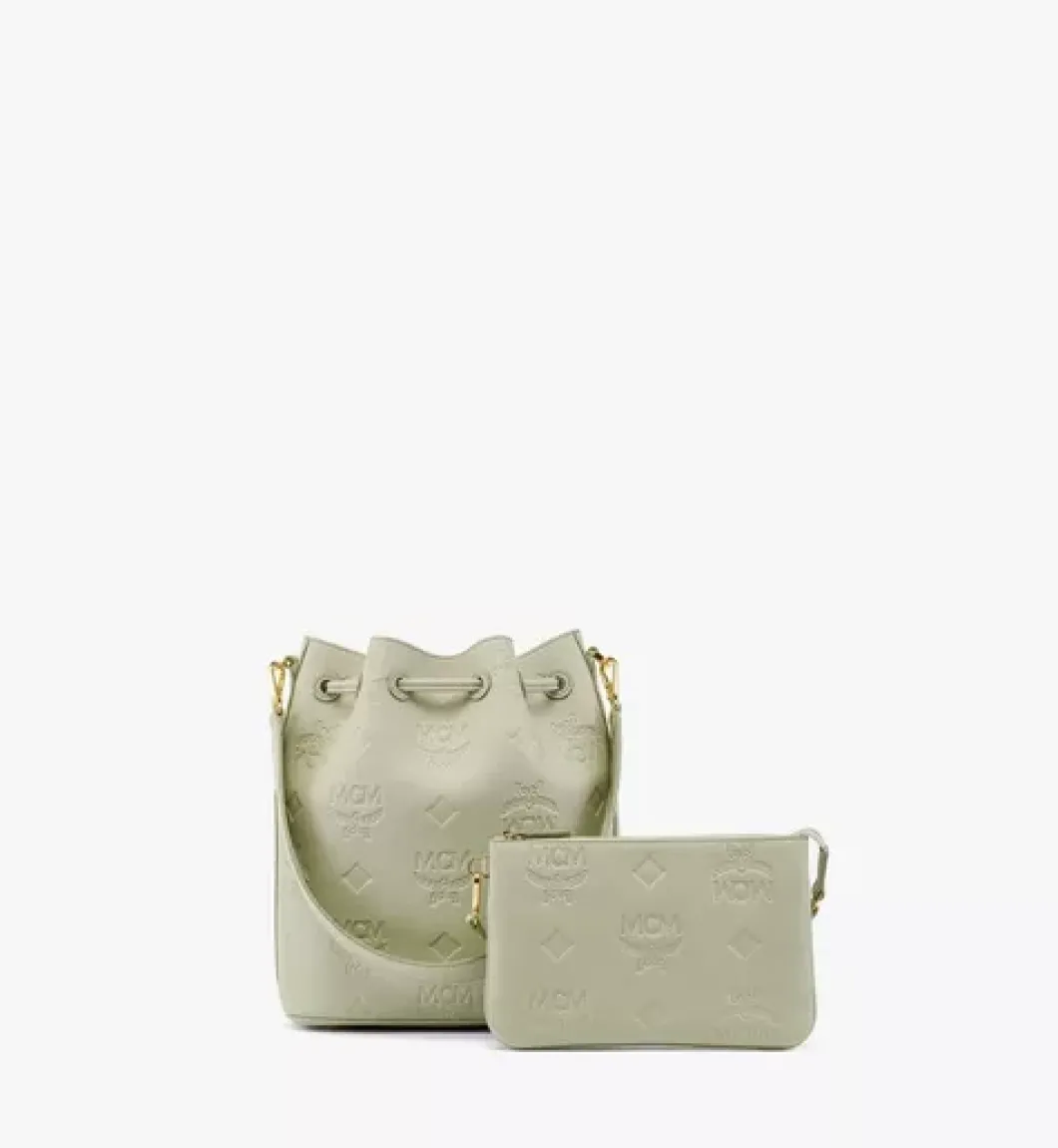 Dessau Drawstring In Embossed Monogram Leather