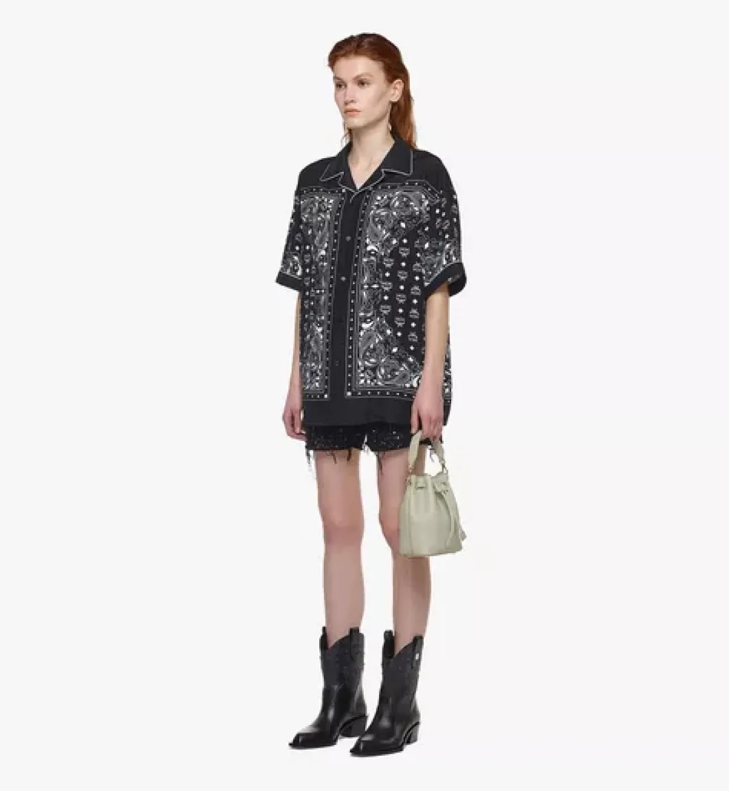 Dessau Drawstring In Embossed Monogram Leather