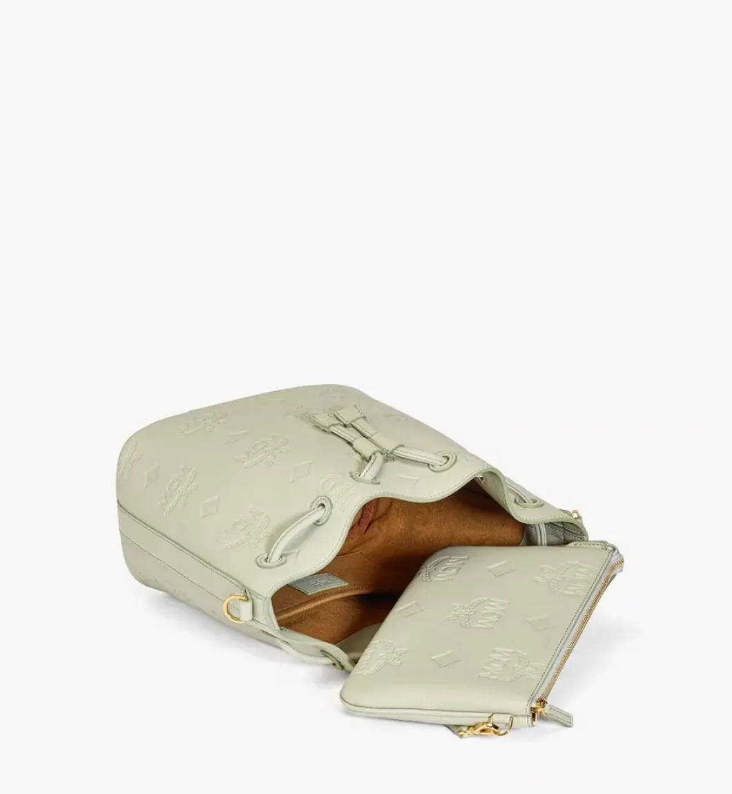 Dessau Drawstring In Embossed Monogram Leather