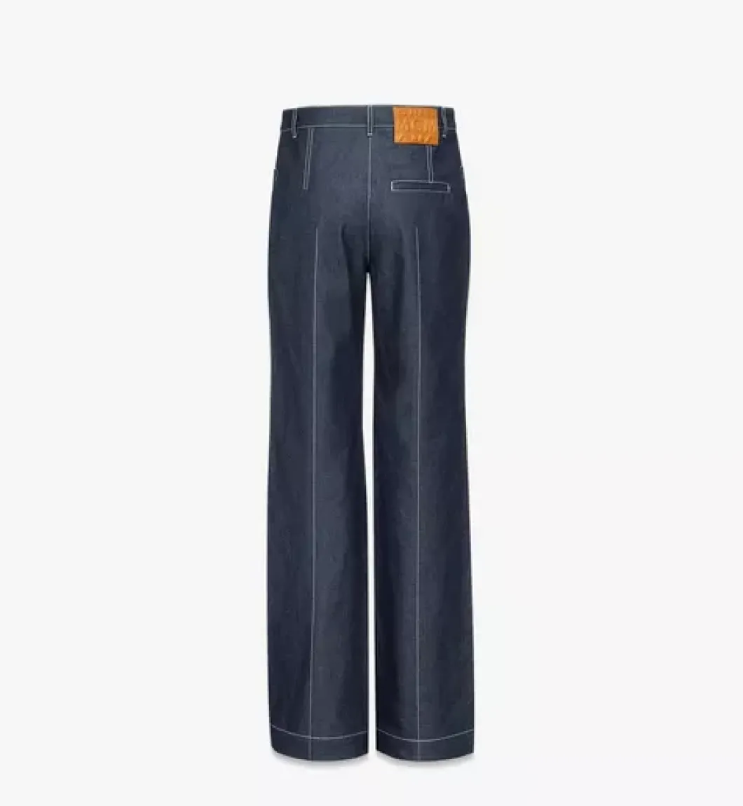 Flared Denim Pants