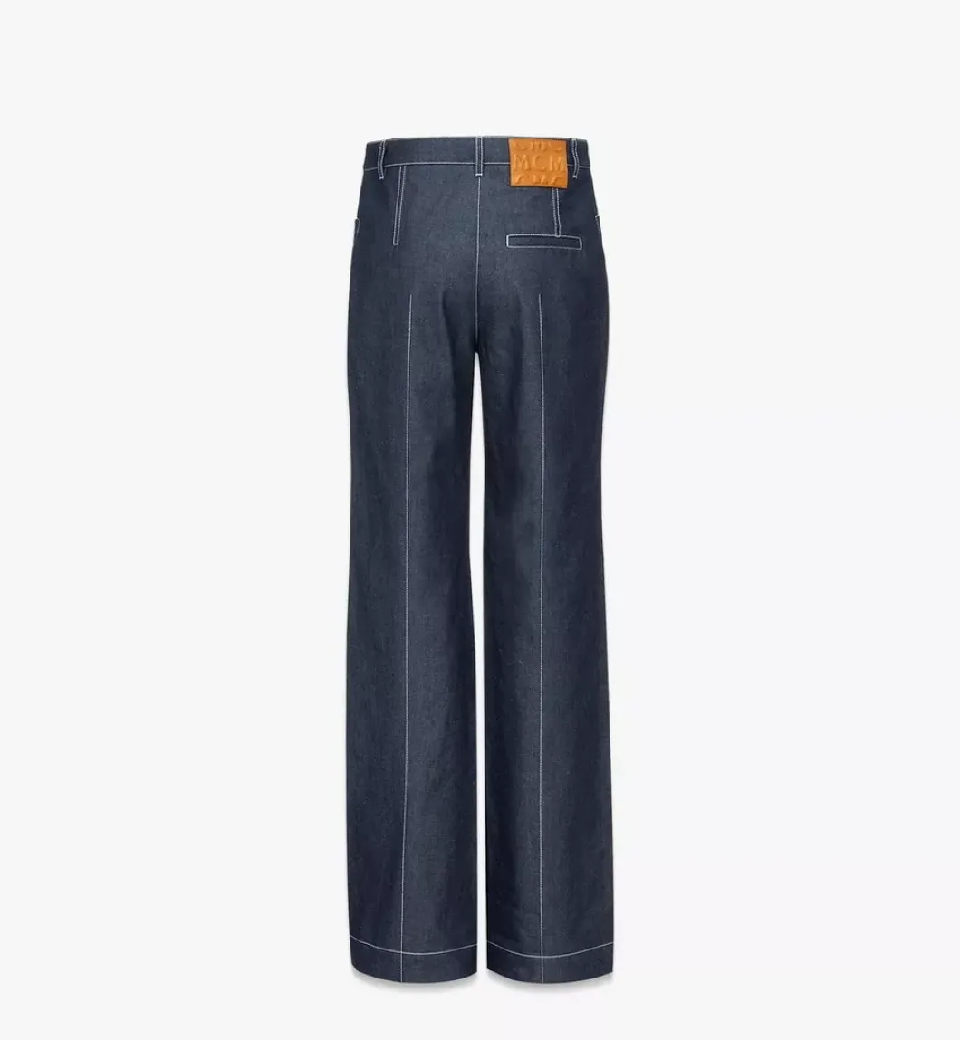 Flared Denim Pants