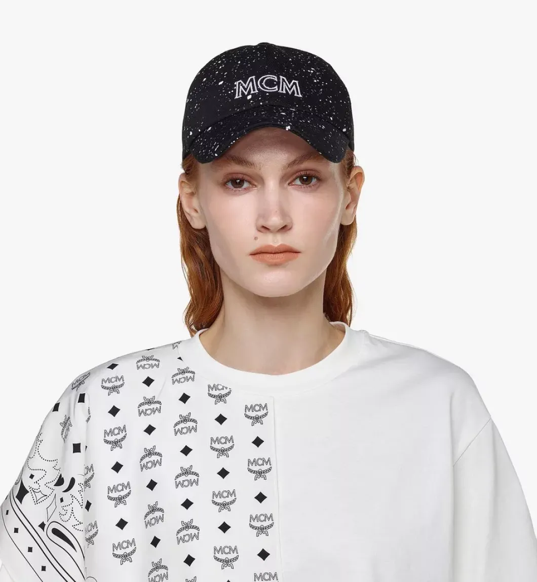 Galaxy Print Logo Cotton Cap