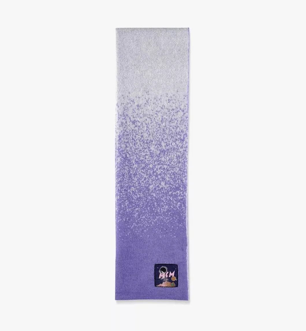 Gradation Stole In Mohair Mix