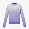 Jacquard Sweater In Gradation Mohair