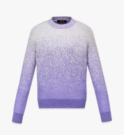 Jacquard Sweater In Gradation Mohair