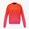 Jacquard Sweater In Gradation Mohair