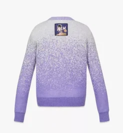 Jacquard Sweater In Gradation Mohair