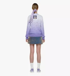 Jacquard Sweater In Gradation Mohair