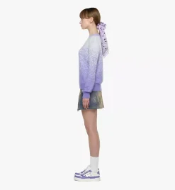 Jacquard Sweater In Gradation Mohair