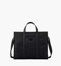 Klassik Tote In Cubic Jacquard Nylon