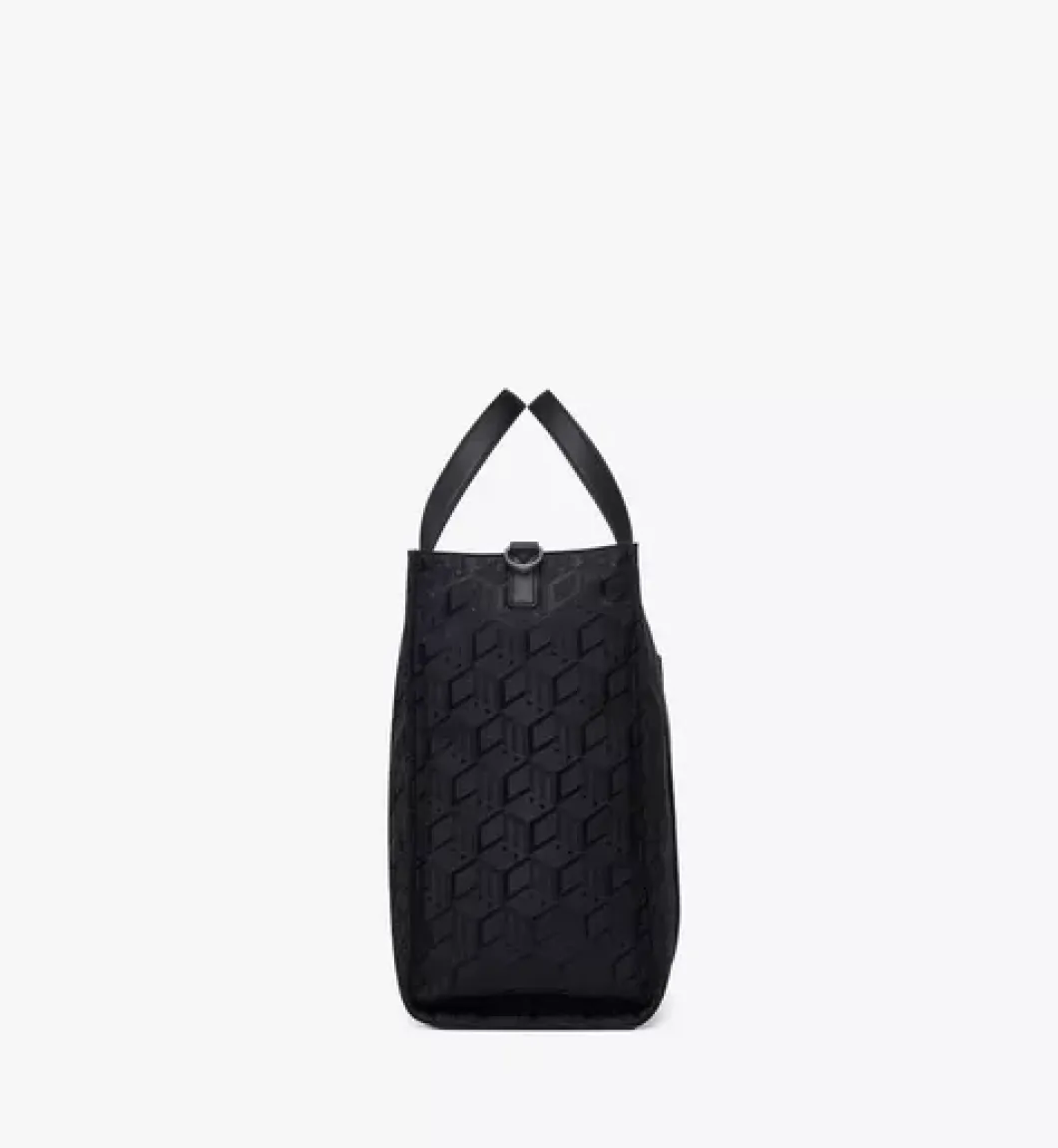 Klassik Tote In Cubic Jacquard Nylon