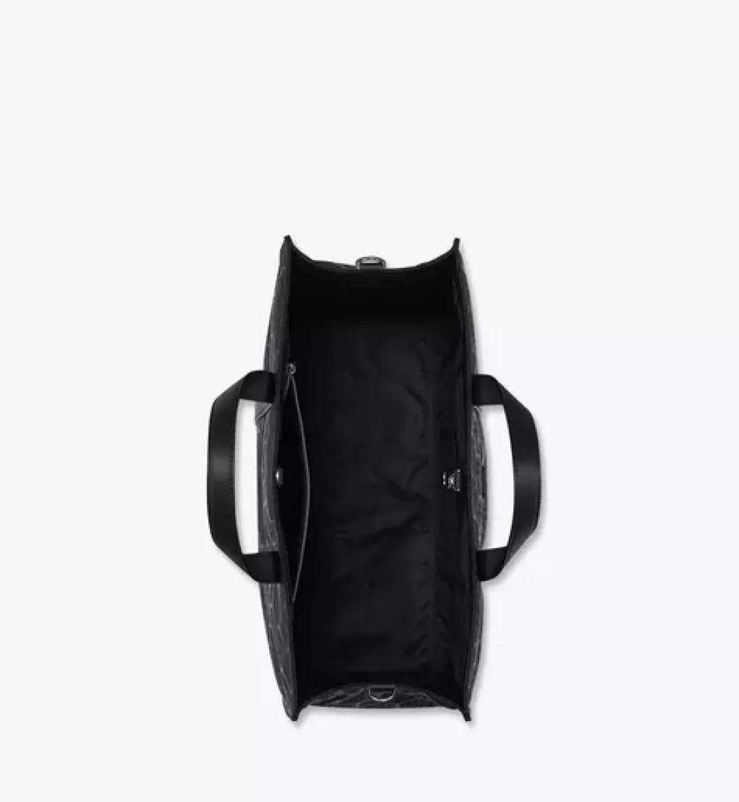 Klassik Tote In Cubic Jacquard Nylon