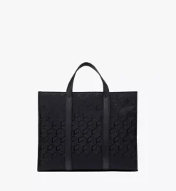 Klassik Tote In Cubic Jacquard Nylon
