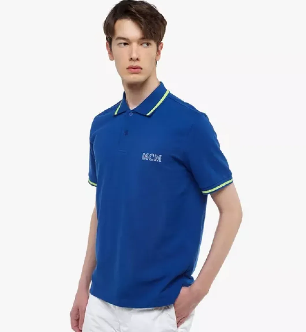 Logo Polo Shirt In Organic Cotton