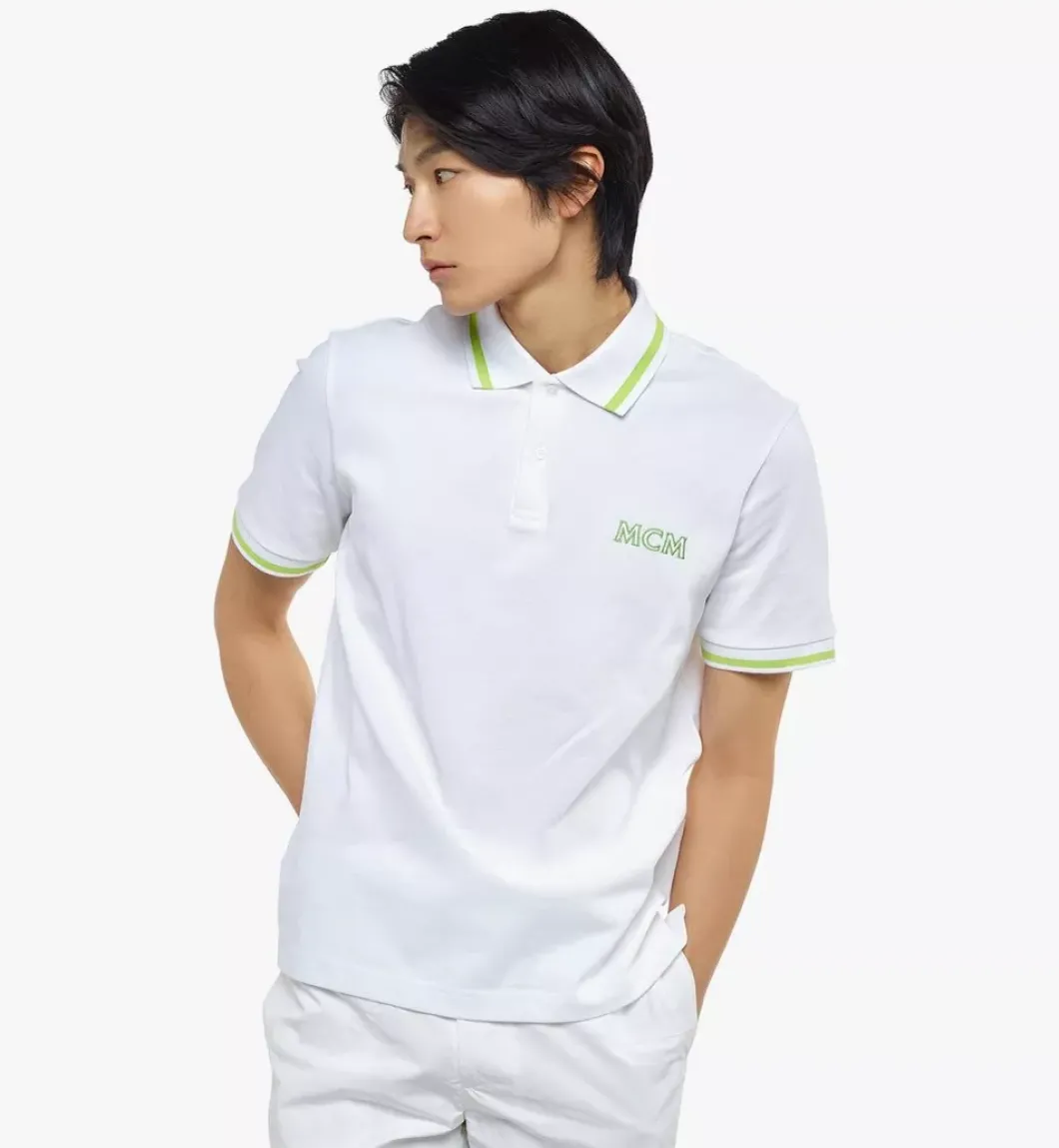 Logo Polo Shirt In Organic Cotton