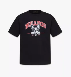 M Pup Bulldog Print T-Shirt In Organic Cotton