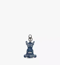 M Pup Charm In Vintage Jacquard