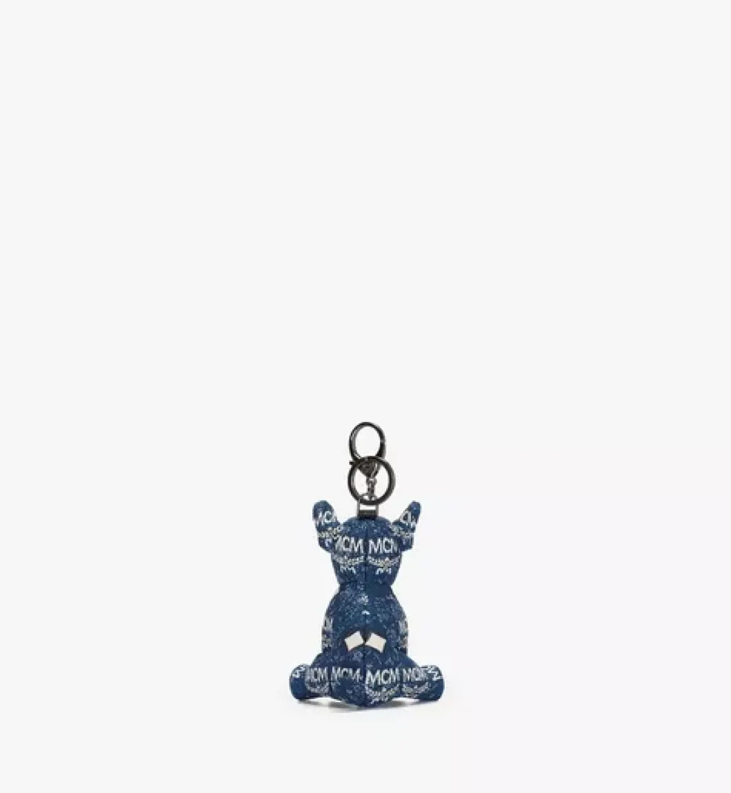 M Pup Charm In Vintage Jacquard