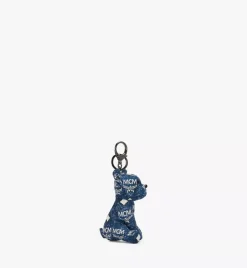 M Pup Charm In Vintage Jacquard