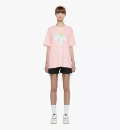 M Pup Sunrise Print T-Shirt In Organic Cotton