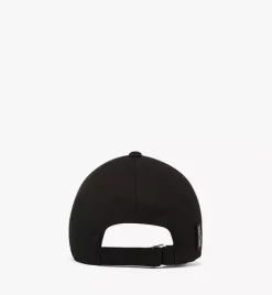 Mcm Essentials Logo Cap In Cotton Twill
