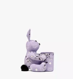 Mcm Park Rabbit Stationery Holder In Bandana Visetos