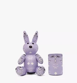 Mcm Park Rabbit Stationery Holder In Bandana Visetos