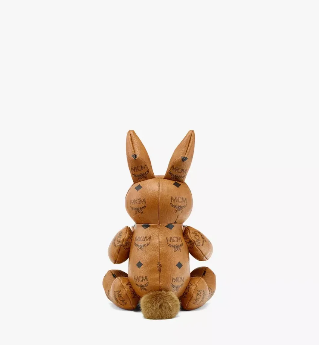Mcm Park Rabbit Stationery Holder In Visetos Leather Mix