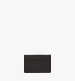 Mcm Tech Card Case In Embossed Spanish Leather