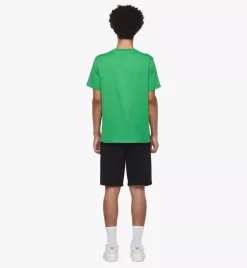 Mcm Worldwide Print T-Shirt In Organic Cotton