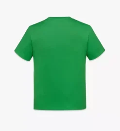 Mcm Worldwide Print T-Shirt In Organic Cotton