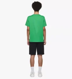 Mcm Worldwide Print T-Shirt In Organic Cotton
