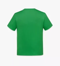 Mcm Worldwide Print T-Shirt In Organic Cotton