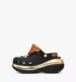 Mcm X Crocs Mega Crush Clog W/ Belt Bag Bracelet