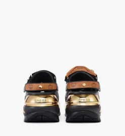 Mcm X Crocs Mega Crush Clog W/ Belt Bag Bracelet