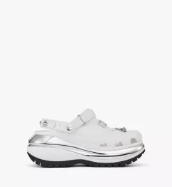 Mcm X Crocs Mega Crush Clog W/ Belt Bag Bracelet