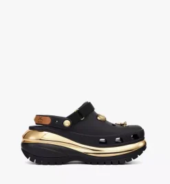 Mcm X Crocs Mega Crush Clog W/ Belt Bag Bracelet