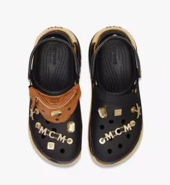 Mcm X Crocs Mega Crush Clog W/ Belt Bag Bracelet