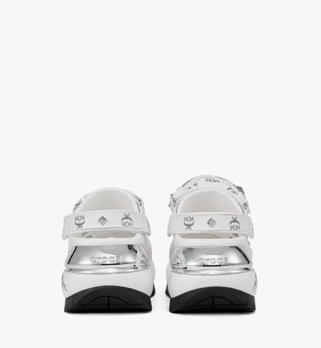 Mcm X Crocs Mega Crush Clog W/ Belt Bag Bracelet