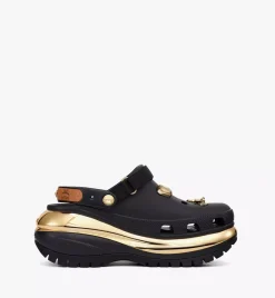 Mcm X Crocs Mega Crush Clog W/ Belt Bag Bracelet