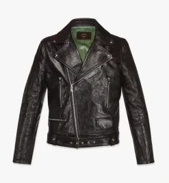 Mcmotor Biker Jacket In Lamb Leather