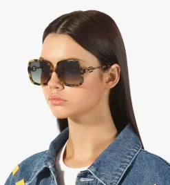 Mcm729S Square Chain Sunglasses