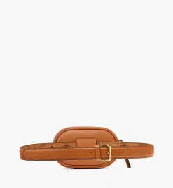 Mode Travia Belt W/ Zip Pouch In Nappa Leather
