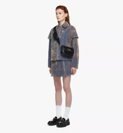 Mode Travia Crossbody W/ Pouch Charm In Lamb Nappa Leather