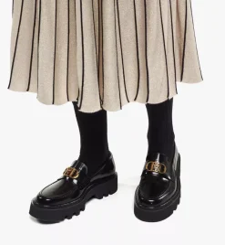 Mode Travia Loafers In Brushed Calf Leather