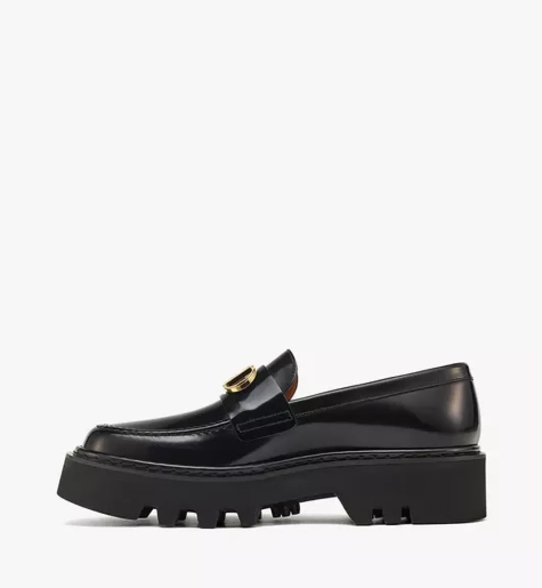 Mode Travia Loafers In Brushed Calf Leather
