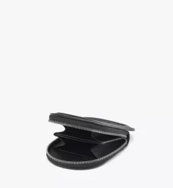 Mode Travia Logo Card Holder In Spanish Nappa Leather
